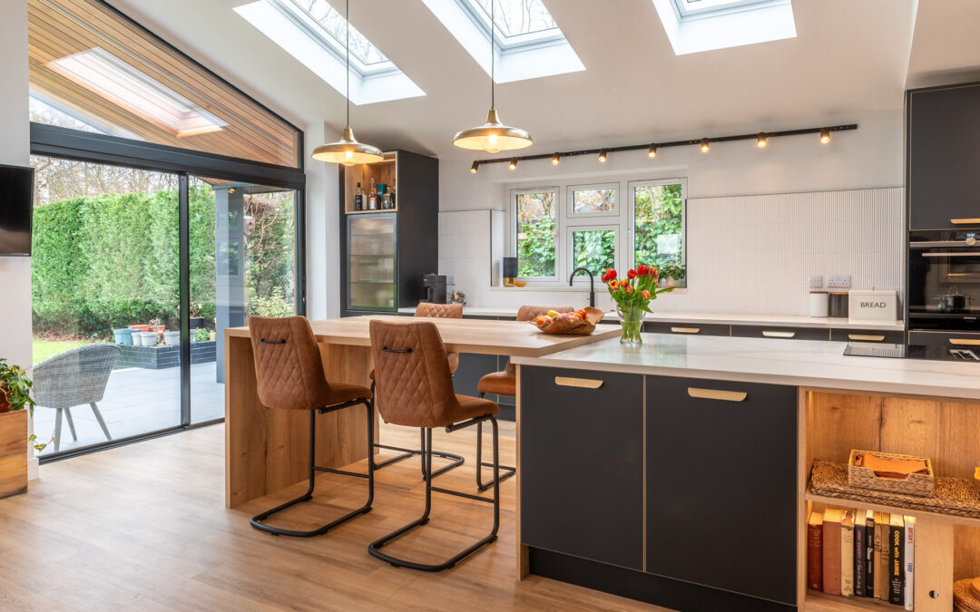 Modern Slab Style Kitchen in Little Baddow, Essex