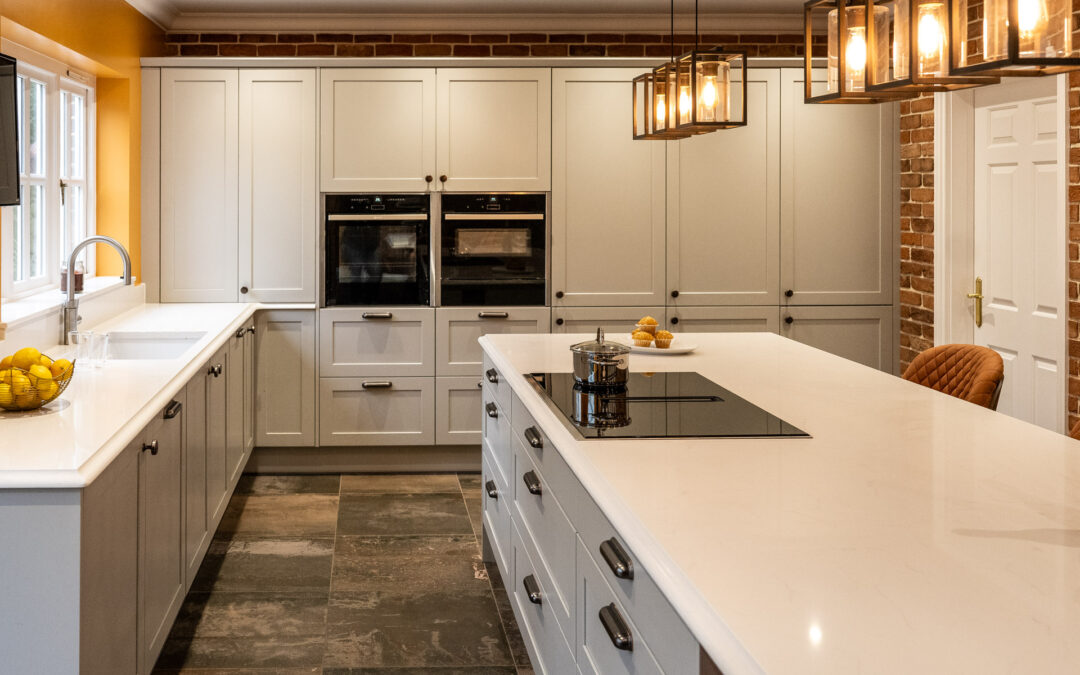 Soft Grey Shaker Kitchen in Danbury, Essex