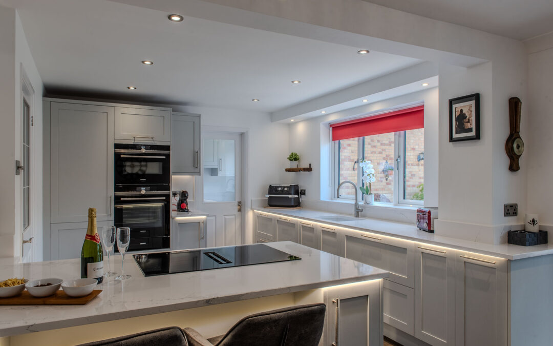 Light Grey Shaker Kitchen in Maldon, Essex
