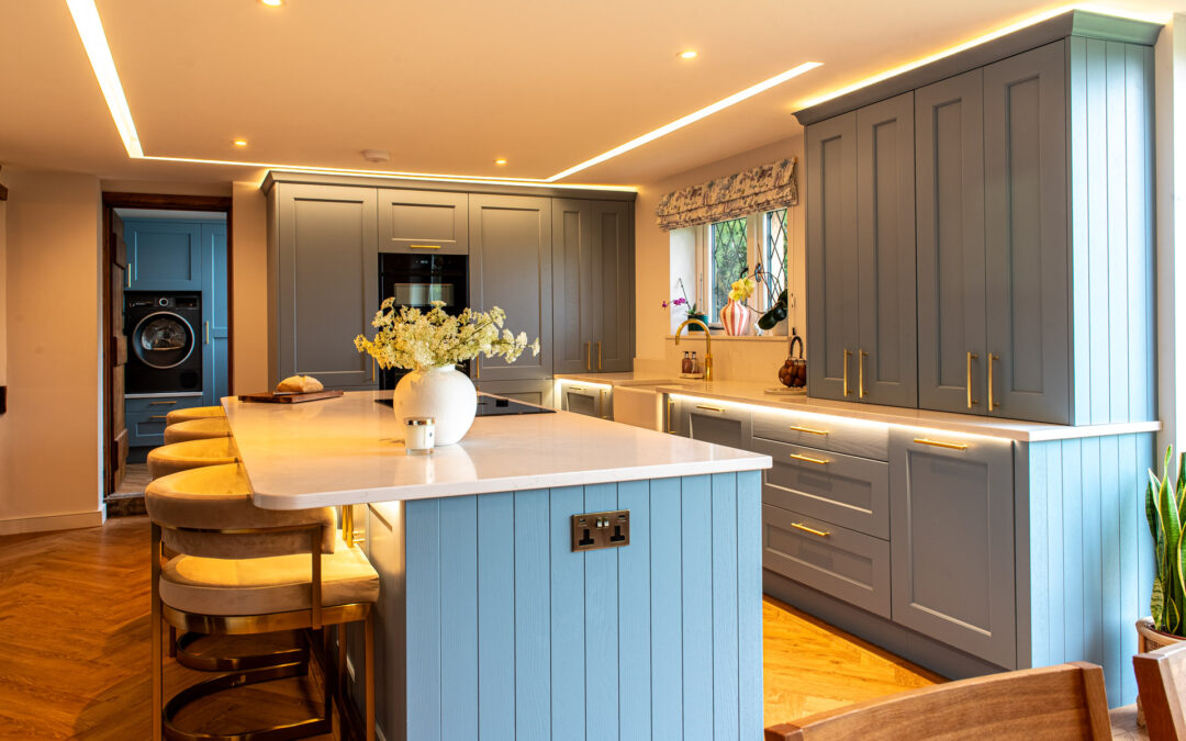 Summer Rain Shaker Kitchen in Danbury, Essex