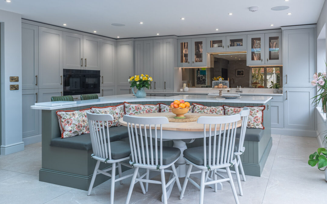Light Grey & Willow Shaker Kitchen in Danbury, Essex